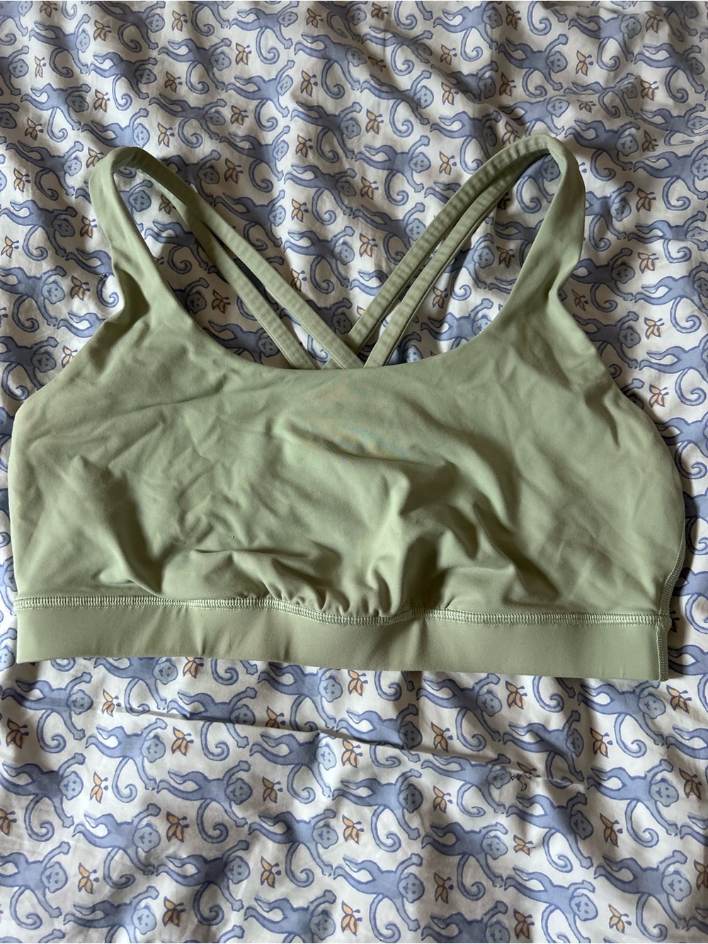 Lululemon sage mint green energy bra